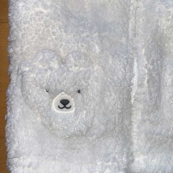 Carter’s Infant Girl Fuzzy Bear Full Zip Vest (6 Months) - Picture 2 of 6
